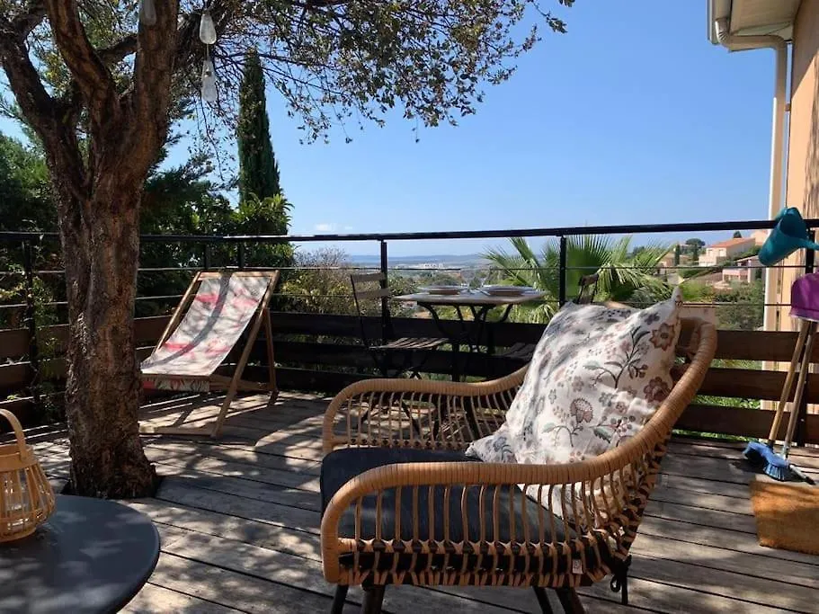 T2 Terrasse Arboree Vue Mer Hyères Daire